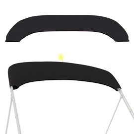 Bimini Top Storage Boot Cover, Waterproof UV Protection Bimini Top Replacement Boot, Fit Round and Square Tube (Black, 91"-96")