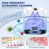 Ultrasonic Retainer Cleaner, Sonic Dental Cleaning U-V Machine for Dentures,