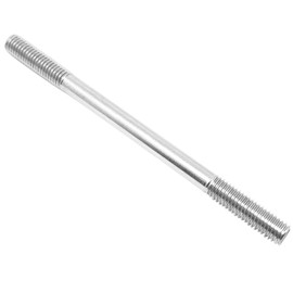 2pcs Double Ended Stud Screws Rod,304 Stainless Steel Double End Threaded Stud Screw Bolt Threaded Rod(M8x120mm)