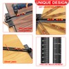 Okcedier 29 Inch Woodworking T Square Ruler, Precision Drilling Positioning
