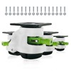 4 Pack Leveling Casters with Ratchet Handle, Adjustable Heavy Duty