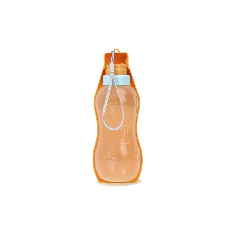 NAHANGPET Dog Water Bottle(550ml,Orange)