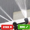 My-carlight 2Pcs Car Windscreen Water Spray Jets Washer Nozzles Adjustable