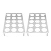 2 Set 15 Slots Flat Countertop Coffee Pod Holder Flat