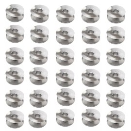 Unbranded 30 SMALL L STEEL SLOTTED BOBBINS GAMMILL PREMIER HOMECRAFT QUILTER 55623S