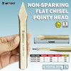 WEDO Hand Chisel, Non-Sparkling Flat Chisel and Pointed Chisel, Length