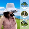 HUAMULAN Women Floral Reversible Wide Brim Sun Hats Summer UV