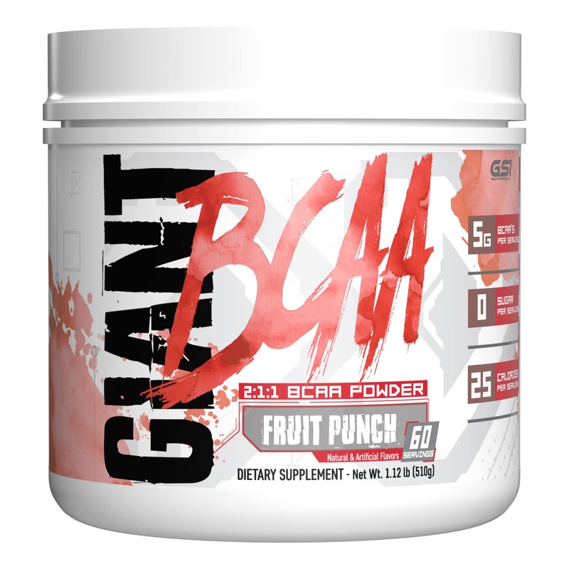 Giant Sports Performance Edge Series BCAA 60 Serving (Fruit Punch,