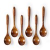 Hefild 6 PCS Wooden Spoons for Honey, 6.7 inch Small