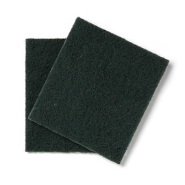 Martini Spa Green Household Sponges 2 Fibre Scouring Pads, Multi-Colour, One