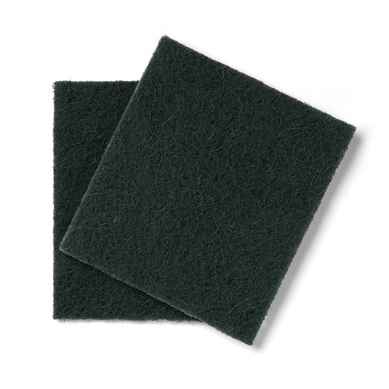 Martini Spa Green Household Sponges 2 Fibre Scouring Pads, Multi-Colour,