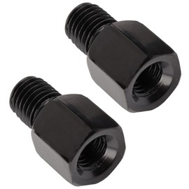 YIKAOMAI Verlängerung für Motorrad-Spiegelhalterung - Schrauben für Motorrad-Rückspiegel | Riser-Extender-Schrauben für Motorrad-Rückspiegel, M8 auf M10-Konverter (Schwarz, M8 auf M10)