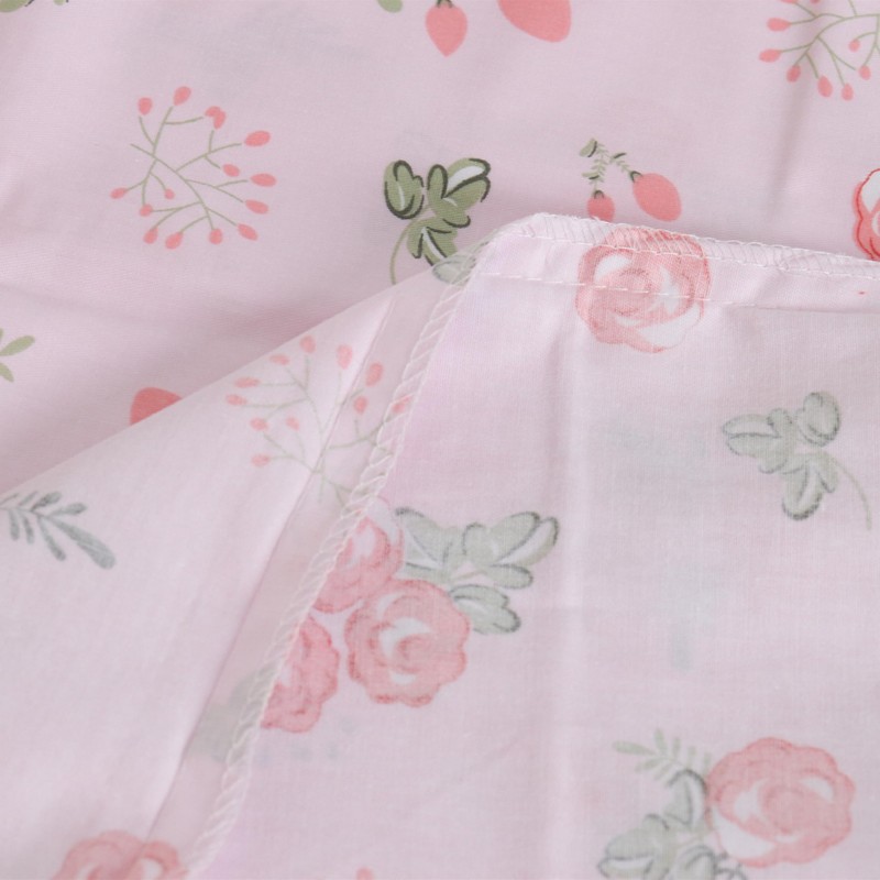 Decorative Queen Pillow Case with Envelope Closure 100 Percent Cotton