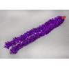 SHATCHI 4Pcs Purple 1.8m/6ft Xmas Metallic Chunky Tinsel Garland for