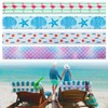 4Pcs Beach Towel Clips for Chair HADEEONG Seashell Towel Bands