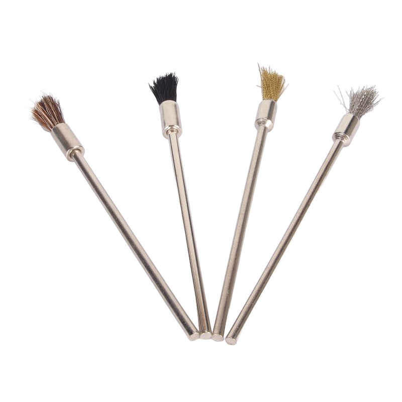 4pcs Watch Cleaning Wire Brush Watch Polishing Multi Functional Rust