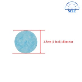 HAHIYO 1Inch Colorful Round Tissue Paper Confetti Table Decoration Confetti Dot Pastel Bulk Table Scatter Confetti Paper for Packaging Wedding Bachelorette Shower Birthday Party, 6000PCs