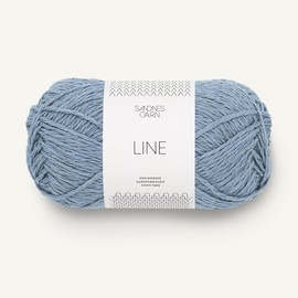SANDNES GARN Line – Colour: Blå Hortensia (6032) – 50 g / Approx. 110 m Wool