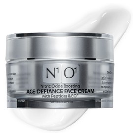 N1O1 Moisturizer Face Cream - Day & Night Face Moisturizer with Nitric Oxide, Peptide Complex, Epidermal Growth Factor - Tightening & Firming Skin Care Products for Wrinkles, Dark Spots - 1.75 oz.
