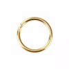 Unbranded 100 pcs Gold Plated Open Jump Rings – 9mm