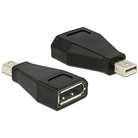 PremiumCord Displayport to Mini DisplayPort Adapter, Video Full HD 1080p 60Hz, DisplayPort Female to Mini DisplayPort Male, Black