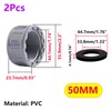 Ctyjia 2 Pack Female Thread Pipe Fitting Cap, 50mm Fitting