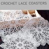 3 PCS Elegant Doyleys,Crocheted Lace Doilies,Round Placemats,Decorative placemats, lace placemats