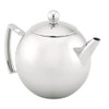 Avanti Mondo Stainless Steel Stylish Tea Pot, Silver, 15934