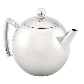 Avanti Mondo Stainless Steel Stylish Tea Pot, Silver, 15934