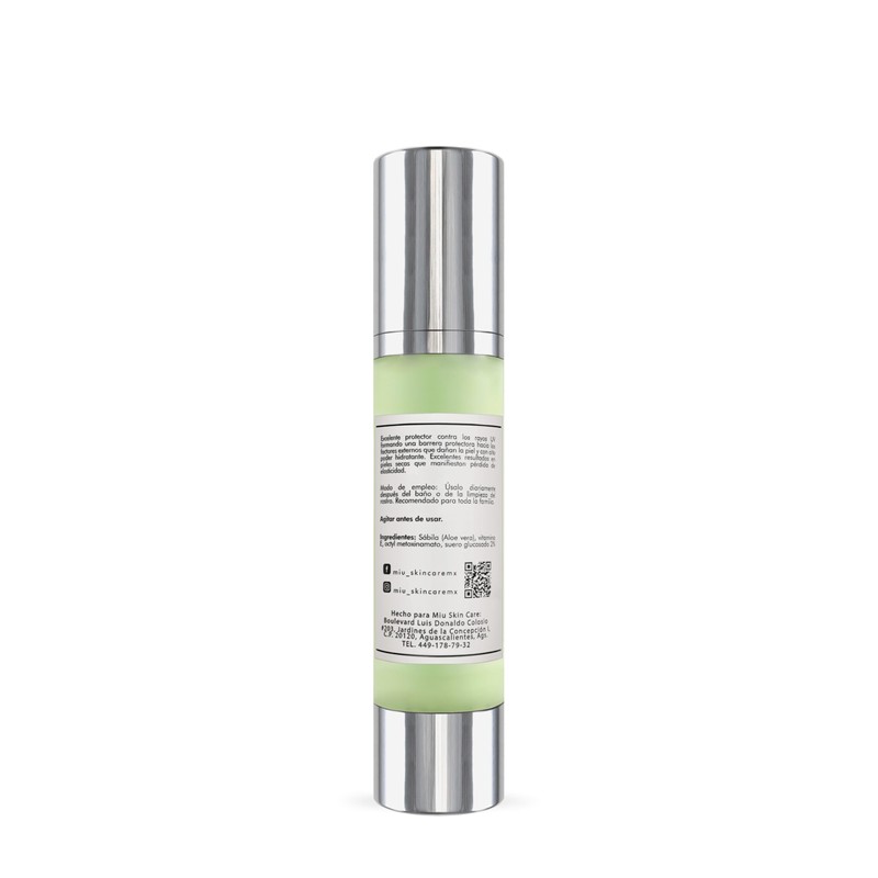 Miyuki – Suero Nutritivo con Aloe Vera y Protección Solar,