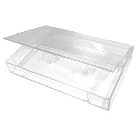 Mediaxpo Mediaxpo Clear Audio Cassette Tape Case Storage Box (Pack of 100)