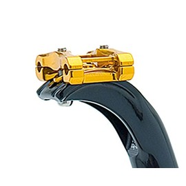 grunge V23P021 Clamps for Disnea, Achilles, Arc and Vessel Seatpost Only Gold Rail Width: 1.7 inches (43 mm)