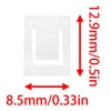 FINBe Cabinet Hinge Limiter Clamp White Plastic Limiter 90 Degree