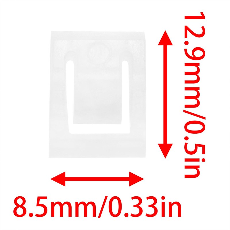 FINBe Cabinet Hinge Limiter Clamp White Plastic Limiter 90 Degree