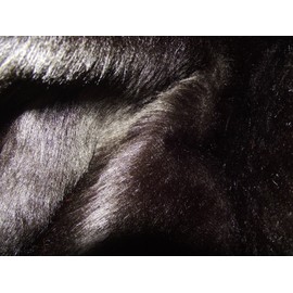 Plain Fun Faux Fur Fabric Material DK Brown Bruno, 1Mtr - 150cmx100cm