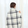 Missmat ひざ掛け ブランケット 膝掛け 着る毛布 大判 100X140cm 吸湿発熱 静電気防止 防寒対策