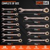 HORUSDY 12-Piece SAE Ratcheting Wrench Set | 1/4” to 7/8“