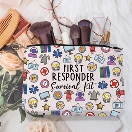 MEIKIUP 911 Dispatcher Gift 911 Dispatcher Survival Kit with Zipper for Coworker 911 Operator First Responders Thank You Gift (911 Dispatcher bag)