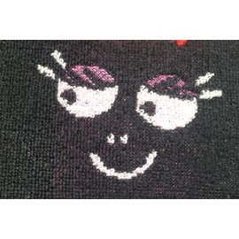 Marushin Mini Towel Barbapapa Mama Face 5525001400 Approx. 5.9 x 5.9 inches (15 x 15 cm)