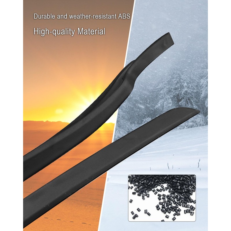 A Pillar Windshield Trim Molding Fit for Ford Fiesta 2011-2019,