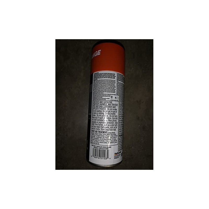 Dupli-Color CDE165200 Engine Paint with Ceramic, Chrysler Hemi-Orange, 12 Ounce,