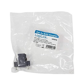 Logilink RJ45 Coupler with Flange for Connecting Two RJ45 Patch Cables