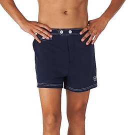 Speedo Men's Swim Trunk Short Length Beachsider Solid Peacoat
