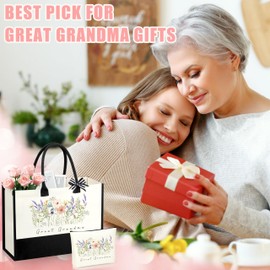 SiplyHaven Great Grandma Gifts for Grandma Birthday Gifts for Grandma from Granddaughter Grandchildren Grandkids Christmas Gift Basket for her