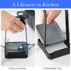 NiHome Versatile Pot Lid Ladle Holder Multipurpose Spatula Pad Book