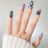 RTRTGS 2 Colours 48 Pieces Matte False Nails for Gluing