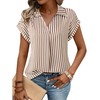 Gaharu Dressy Casual Shirts for Women: Wrinkle-Free Office Blouse with