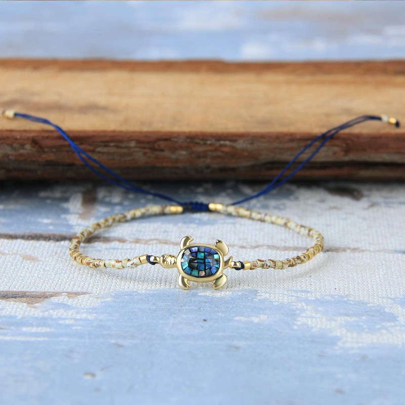 Kelitch Miyuki Beads Abalone Turtle Wrap Bracelets Friendship Bracelet New