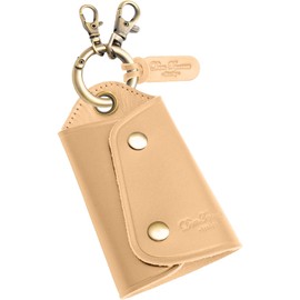 DomTeporna Italy Key Case, Smart Key Case, Keys, Genuine Leather, Italian Leather, Men's, Women's, Key Ring, Carabiner, Nascan, nume