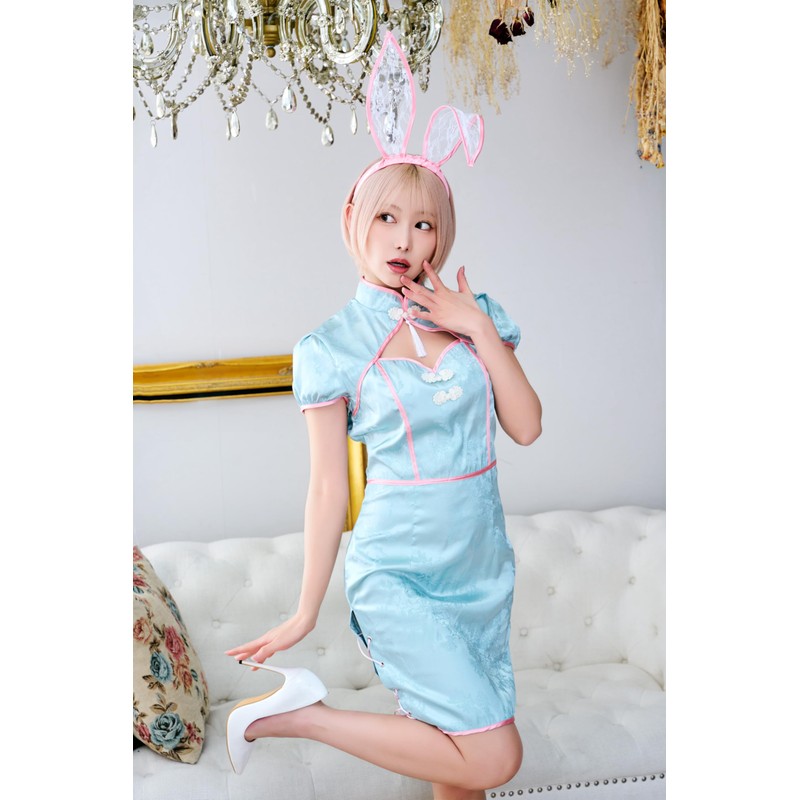 Clearstone Royal China Cosplay Halloween Rabbit China Baby Blue Ladies